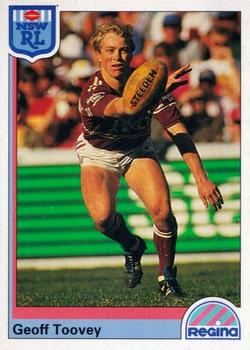 1992 Regina NSW Rugby League #87 Geoff Toovey Front